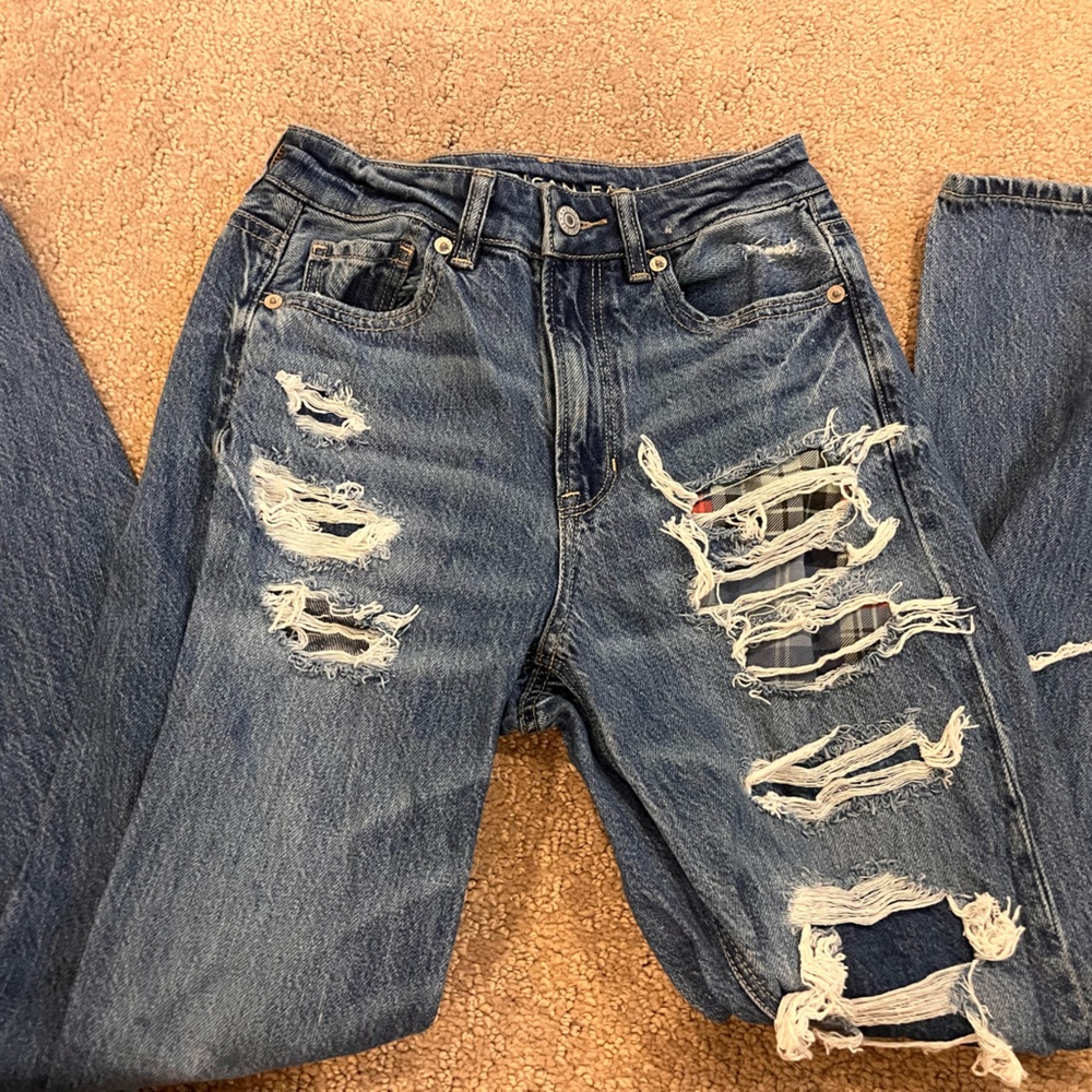 American Eagle Flanel jeans, Women’s 00